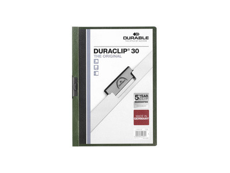 DURABLE Chemise à clip DURACLIP ORIGINAL 30, A4, bleu