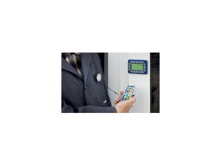 DURABLE Porte-badge PUSHBOX TRIO, transparent