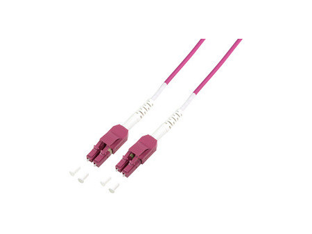LogiLink Câble patch à fibre optique Uniboot, 2x duplex LC