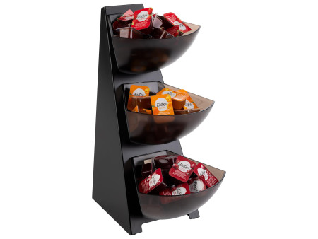 APS Distributeur portions MULTI-RACK, 3 étages, inox, noir