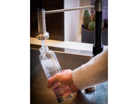 APS Gourde EVERFILL, en verre, 0,55 litre, transparent