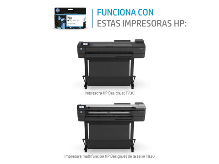hp Encre hp 728 (F9J67A) pour hp, cyan