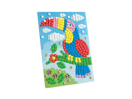 folia Mosaique de mousse caoutchouc 'perroquet', 405 pièces