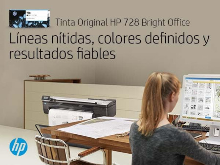 hp Encre hp 728 (F9J67A) pour hp, cyan