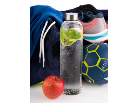 APS Gourde EVERFILL, en verre, 1 litre, transparent