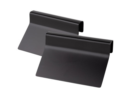 APS Ecriteau pour boîte en boix SUPERBOX, set de 2, noir