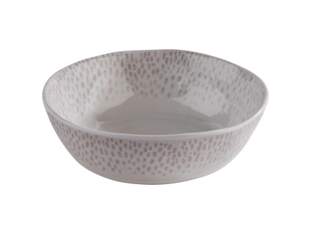 APS Bol FOOTMARK, rond, 0,6 litre, blanc/gris