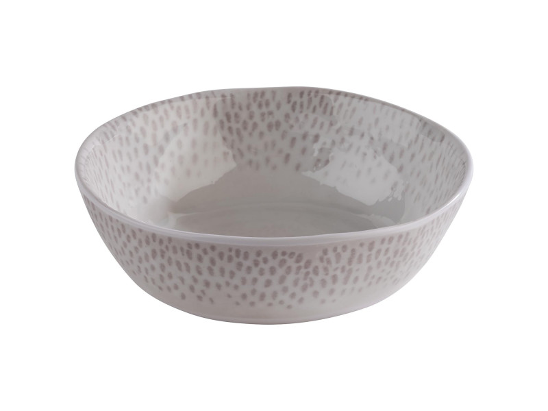 APS Bol FOOTMARK, rond, 0,6 litre, blanc/gris