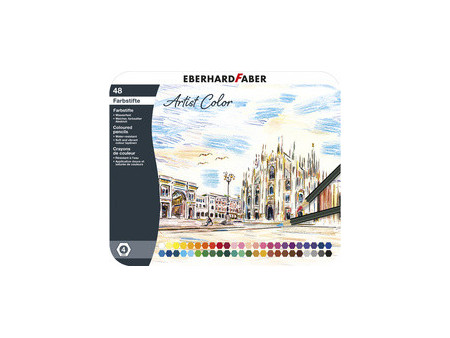 EBERHARD FABER Crayon de couleur Artist Color, étui de 12