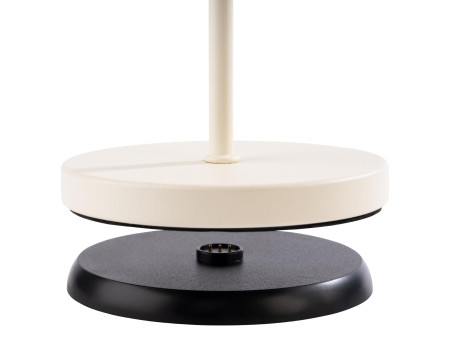 APS Lampe de bureau rechargeable à LED MERLE, blanc