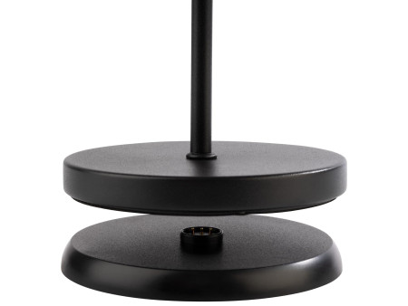 APS Lampe de bureau rechargeable à LED CLEO, noir