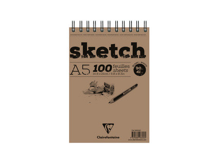 Clairefontaine Bloc croquis SKETCH, A3, 100 feuilles