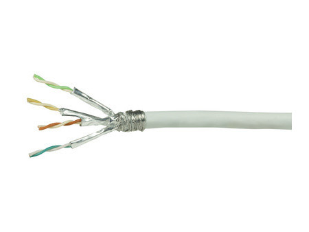 LogiLink Câble d'installation, Cat.7, S/FTP, 100 m, blanc