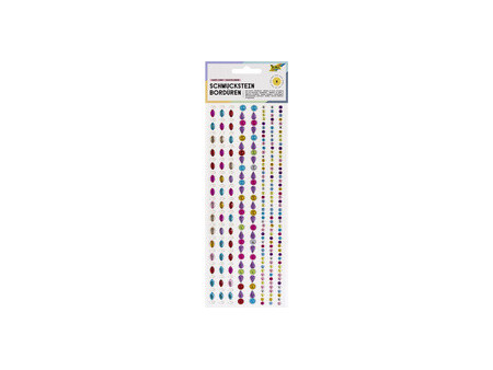 folia Bordure en strass 'Candy 1', autocollant