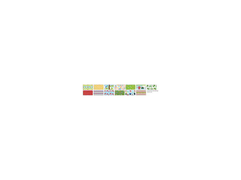 folia Carton à motif 'Jardin', 500 x 700 mm, 270 g/m2