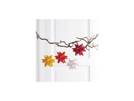 folia Feuilles de papier pliables étoile Bascetta, 75 x 75mm
