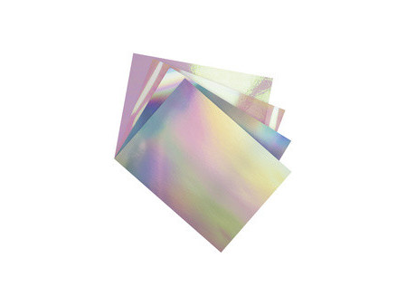 folia Assortiment de papier irisé, 250 x 350 mm
