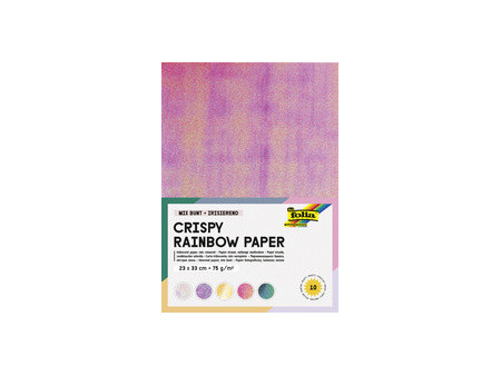 folia Papier irisé, 75 g/m2, 230 x 330 mm, 10 feuilles