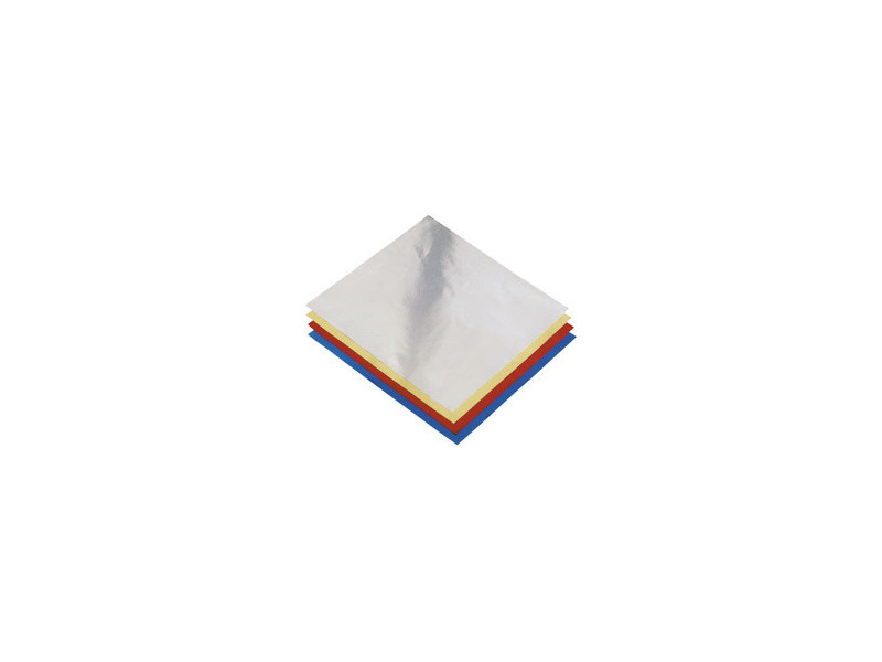 folia Feuille à plier en aluminium, 200 x 200 mm, assorti