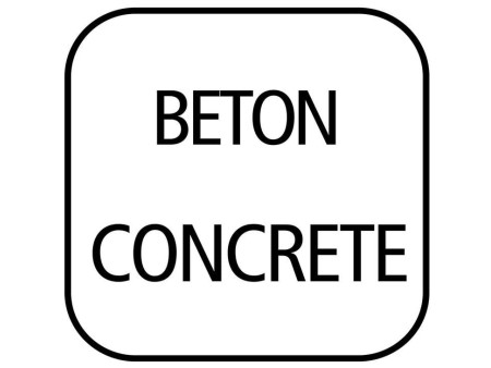 APS Range-couverts ELEMENT, 3 compartiments, en béton