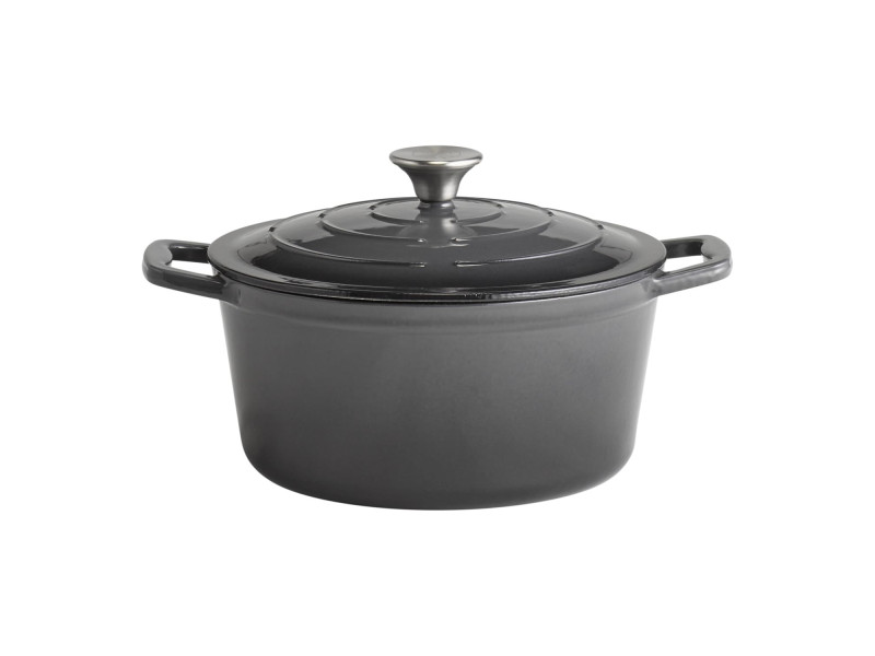 APS Casserole avec couvercle 5STARS, 4,0 litres, anthracite