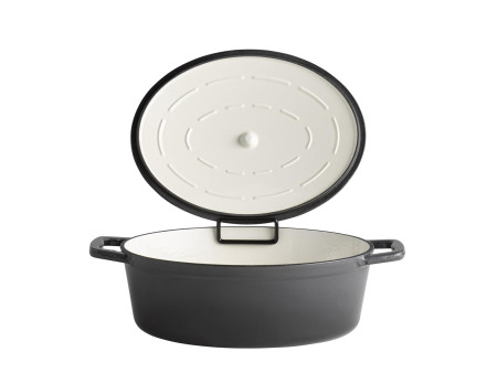 APS Cocotte avec couvercle 5STARS, 5,0 litres, anthracite