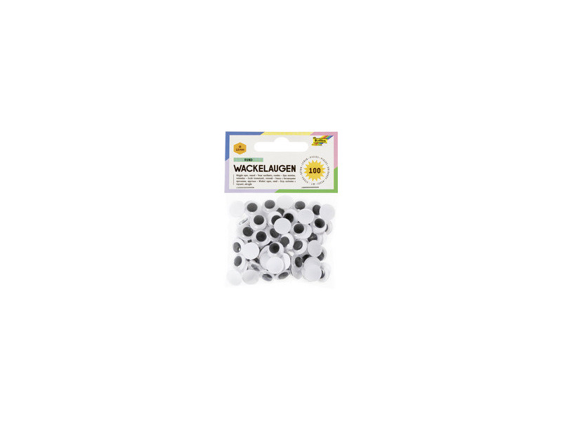 folia Oeil vacillant, rond, 10 mm, non adhésif