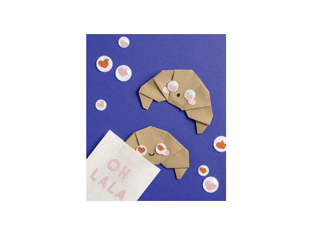 folia Oeil vacillant HEARTS, taille: M, autocollant