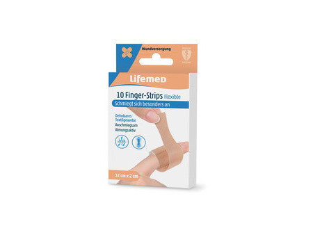 Lifemed Pansements pour doigts 'Flexible', pack de 10, chair