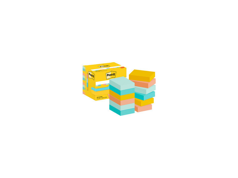 Post-it Bloc-note adhésif notes, 127 x 76 mm, Beachside