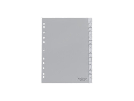 DURABLE Intercalaires en plastique, A4, en polypropylène,