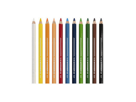 EBERHARD FABER Crayon de couleur BIG WINNER, étui de 12