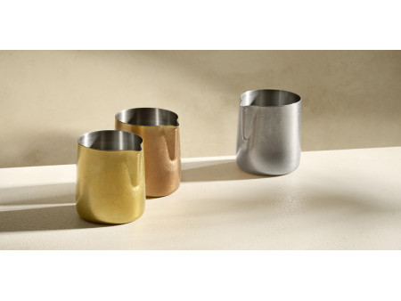 APS Pot avec bec verseur FLOW, 150 ml, argent