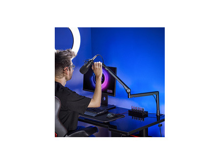 LogiLink Bras de microphone professionnel, noir