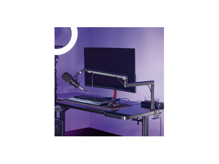 LogiLink Bras de microphone professionnel, noir