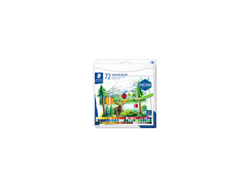 STAEDTLER Crayon couleur Design Journey, étui carton de 72