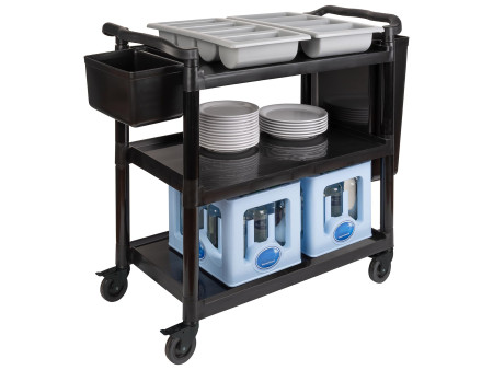 APS Chariot de service et de transport READY, 3 plateaux