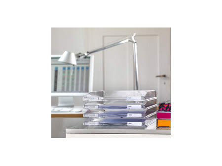 HAN Corbeille à courrier JUNIOR, A4, transparent
