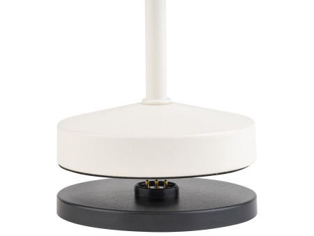 APS Lampe de bureau rechargeable à LED ALVA, blanc