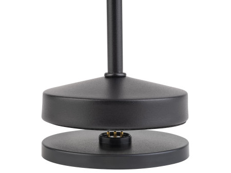 APS Lampe de bureau rechargeable à LED ALVA, noir