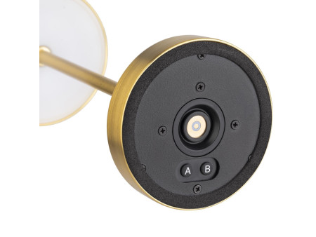 APS Lampe de bureau rechargeable à LED ALVA, or