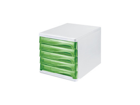 helit Module de classement 'the wave', 5 tiroirs, blanc/