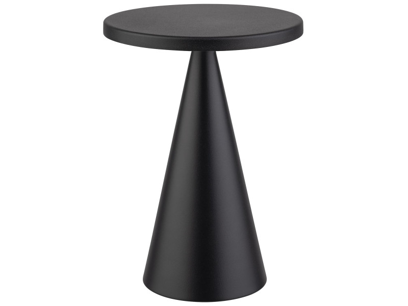 APS Lampe de bureau rechargeable à LED CONE, noir