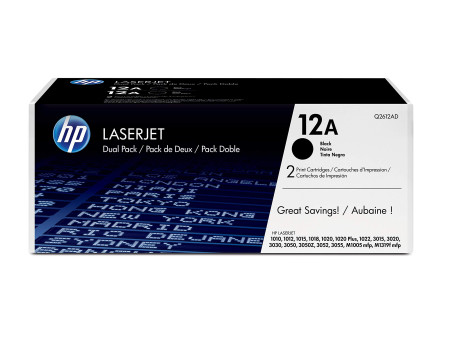 hp Toner pour hp LaserJet 1010/1012, noir, pack double