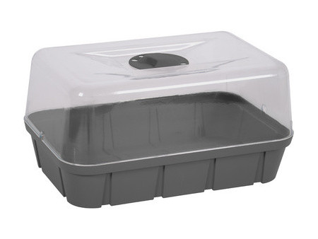 EDA Mini-serre, taille L, volume: 15,7 L, anthracite
