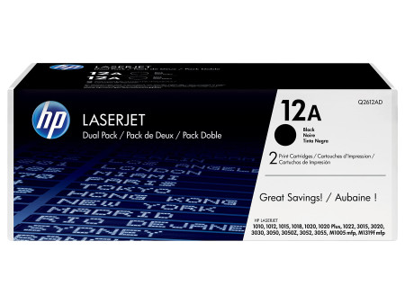 hp Toner pour hp LaserJet 1010/1012, noir, pack double