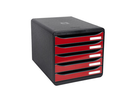 EXACOMPTA Module de classement BIG-BOX PLUS, 5 tiroirs