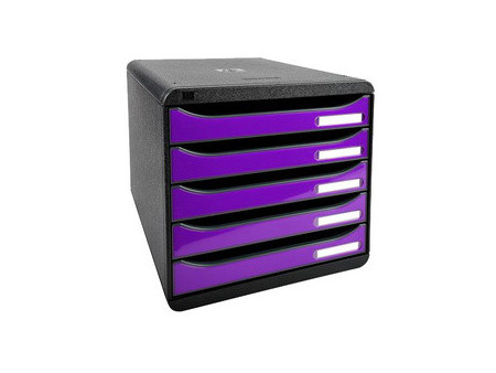 EXACOMPTA Module de classement BIG-BOX PLUS, 5 tiroirs,