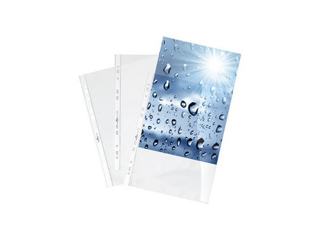 DURTABLE Pochette perforée, A4, PP, transparent