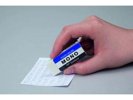 Tombow Gomme en plastique 'MONO M', blanc